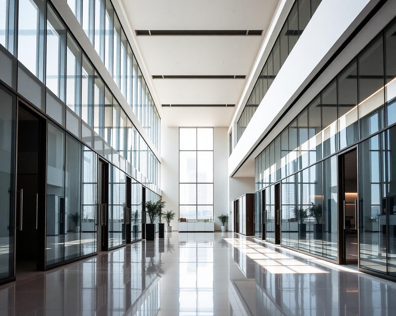 Modernes, gepflegtes Bürogebäude